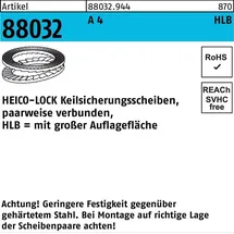 HEICO Befestigungstechnik Keilsicherungsscheiben Geklebt A 4 23,4 x 42,0 x 4,6 50 Stück