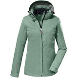 KILLTEC Damen Funktionsjacke/Outdoorjacke mit abzippbarer Kapuze - Kurzgröße KOS 133 KG WMN JCKT, pistazie, 20,