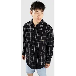 Monet Skateboards Grip Woven Hemd black Gr. S