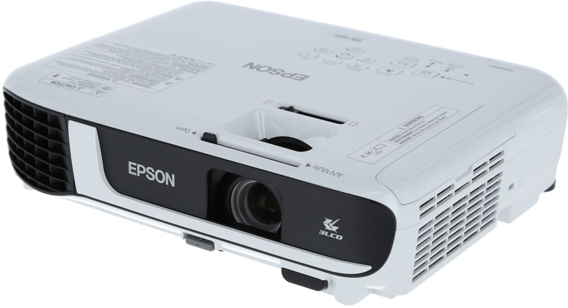 Epson EB-W51 - Mobiler WXGA Beamer mit 320", 4000 ANSI Lumen und 3LCD-Technologie