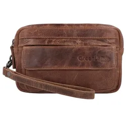 Greenland Nature Montana Handgelenktasche Herrentasche Leder 21 cm natur