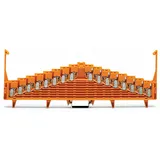 WAGO 727-125 Potenzialklemme 7.62mm Zugfeder Orange