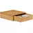 Relaxdays Schubladenbox 29,5 x 30,5 x 10 cm 1-tlg. braun