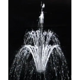 Wiltec SunSun CUF-5800 Springbrunnenpumpe 5200 l/h / 55 W / 4,8 m Förderhöhe mit eingebautem 11 W UVC-Teichklärer, energiesparende Teichpumpe, Pumpe mit Fontäne, Wasserpumpe