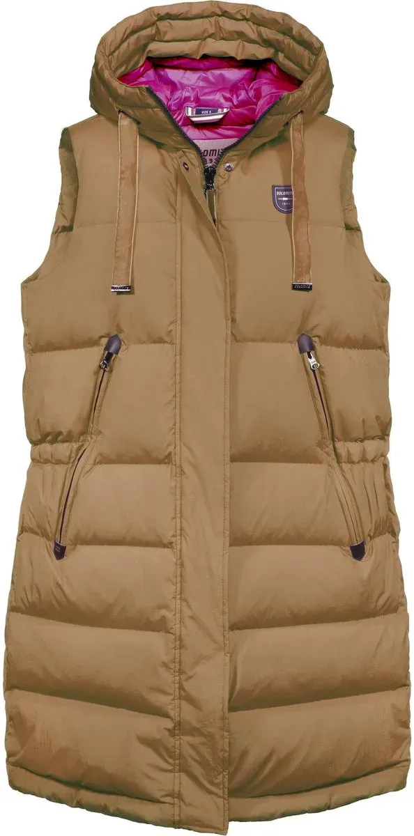 Dolomite Vest Long W's 76 Fitzroy caramel brown (1389) M