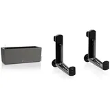 LECHUZA Balconera Stone 50 Komplettset 50 x 19 x 19 cm graphitschwarz
