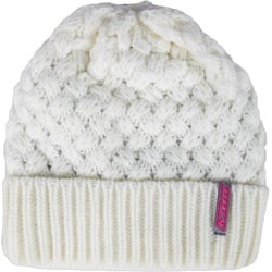 Klim Pow Dames Beanie, wit, Eén maat Voorvrouw