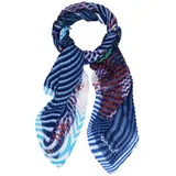 DESIGUAL Rechteckiger Foulard Bluestrip Rectangle Blue U