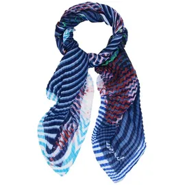 DESIGUAL Rechteckiger Foulard Bluestrip Rectangle Blue U