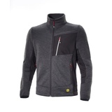 Diadora Utility Chicago, Workwear Jacke - Dunkelgrau/Schwarz - XXL