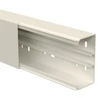 GGK 11033 Leitungsführungskanal FB 60x110-9010, PVC, mit Bodenlochung, alpinweiß