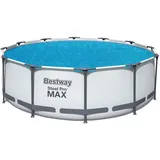 BESTWAY Solarabdeckplane blau Ø 356 cm