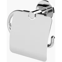 Lenz Toilettenpapierhalter mit Deckel chrom