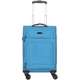 d & n Travel Line 9204 4 Rollen Kabinentrolley 55 cm blau Violett Herren