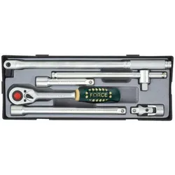 FORCE Werkzeugset T40612 Werkzeugsatz,Steckschlüsselsatz,Werkzeug Set,Werkzeug Kit
