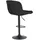 deluke Barhocker Schwarz Metall, 50x85x50 cm, Esszimmer, Barmöbel, Barhocker