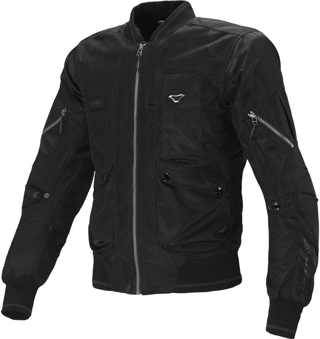 Macna Bastic Air Motorrad Textiljacke, schwarz, Größe M