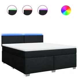 vidaXL Boxspringbett 180 x 200 cm Schwarz