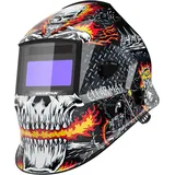 ARCCAPTAIN Schweißhelm Schweißmaske Automatischer Verdunkelung für TIG MIG ARC, 1/1/1/1 Top Optische Klarheit, Ultra-Leicht Schweißhelm Automatische Abdunkelung