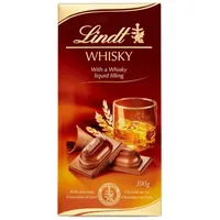Lindt Vollmilch Schokolade Whisky Füllung 100g Tafel