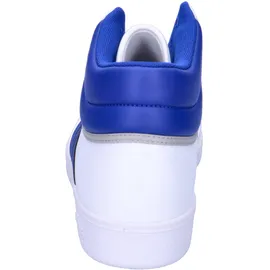 adidas Hoops 4.0 Mid Cloud White / Team Royal Blue / Grey Two 44