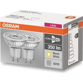 Osram LED-Reflektor 036680 4,3W GU10 warmweiß 10 St.