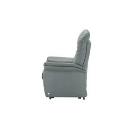 HIMOLLA Sessel 7706 Leder 101 x 112 x 101 cm Blau elektrisch
