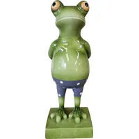 FD Dekofigur Frosch stehend 44 cm grün