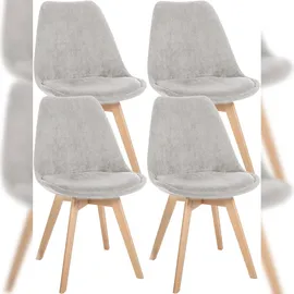 CLP 4er Set Esszimmerstuhl Linares Cord