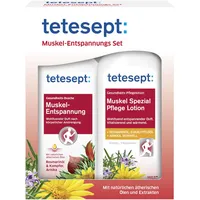 Merz tetesept Muskel Entspannungs Set Duschbad Lotion 500 ml