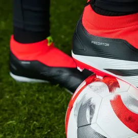 adidas Predator League Laceless FG Core Black / Cloud White / Solar Red 45 1/3