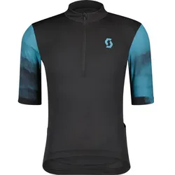 SCOTT Herren Shirt SCO Shirt Ms Gravel 10 SS, black/nile blue, L