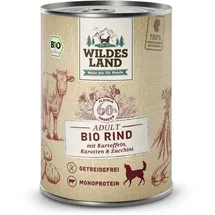 Wildes Land BIO Adult Rind mit Kartoffel 400 g