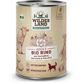 Wildes Land BIO Adult Rind mit Kartoffel 400 g