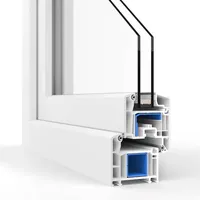 VEKA Softline 70 AD, Balkontür Kunststoff, Weiß, 500 x 1700 mm, einteilig fest, individuell konfigurieren