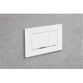 Geberit Sigma30 Betätigungsplatte für 2-Mengen-Spülung weiß/hochglanz-verchromt 115.883.KJ.1