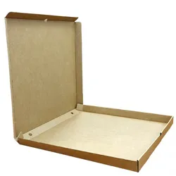 50 Stk. Riesige Familien-Pizzakartons in Kraftfarbe (50cm) Ref PIZZ50