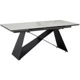 Esstisch weiß Marmor Optik B/H/T: ca. 180x76x95 cm - weiß