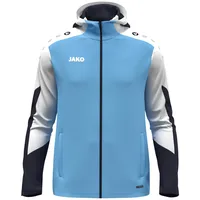 Jako Kinder Kapuzenjacke Dynamic skyblue/weiß/marine, 152