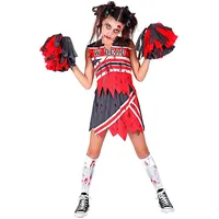 W WIDMANN MILANO Party Fashion - Kinderkostüm Zombie Cheerleader, High School, Halloween, Faschingskostüme, Mottoparty