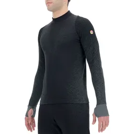 Uyn Exceleration langarm Laufshirt Herren black/cloud S