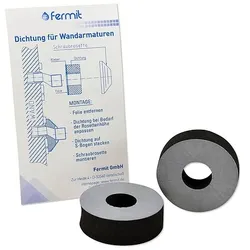 Dichtungen für Wandarmaturen - einseitig klebend - schnell und sauber - Packung mit 2 Stück