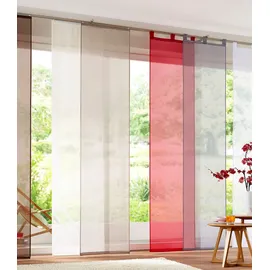 OTTO home Xanten Schiebegardine Schlaufen 57 x 295 cm grau 2 St.