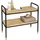 Wenko Waschbeckenunterschrank LOFT 70 x 60 x 33,5 cm Beige/Schwarz