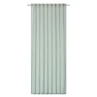 ELBERSDRUCKE Gardine mit verdeckten Schlaufen Air Mint halbtransparent 255x140cm