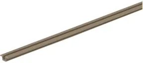 Hettich Lauf- und Führungsprofil unten, 4000mm, 30kg SlideLine 55 70961, d.braun