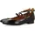 Gioseppo Kalsen Flache Schuhe Mary Jane für Damen, Schwarz, Größe 40, Schwarz, 40 EU