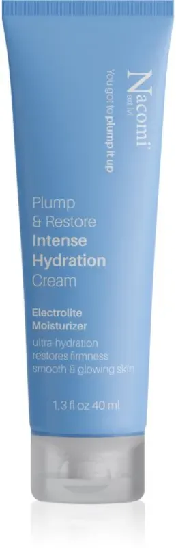 Nacomi Next Level Plump & Restore erneuernde und feuchtigkeitsspendende Creme für klare und glatte Haut 40 ml