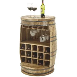 Bartisch STOLKOM "Fiasko", braun (braun, mango), Tische, Massivholz Mango Wood im Vintage Style
