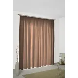 Wirth Vorhang WIRTH "SUNBONE" Gr. 3, braun, B:132cm H:225cm, Polyester, Gardinen